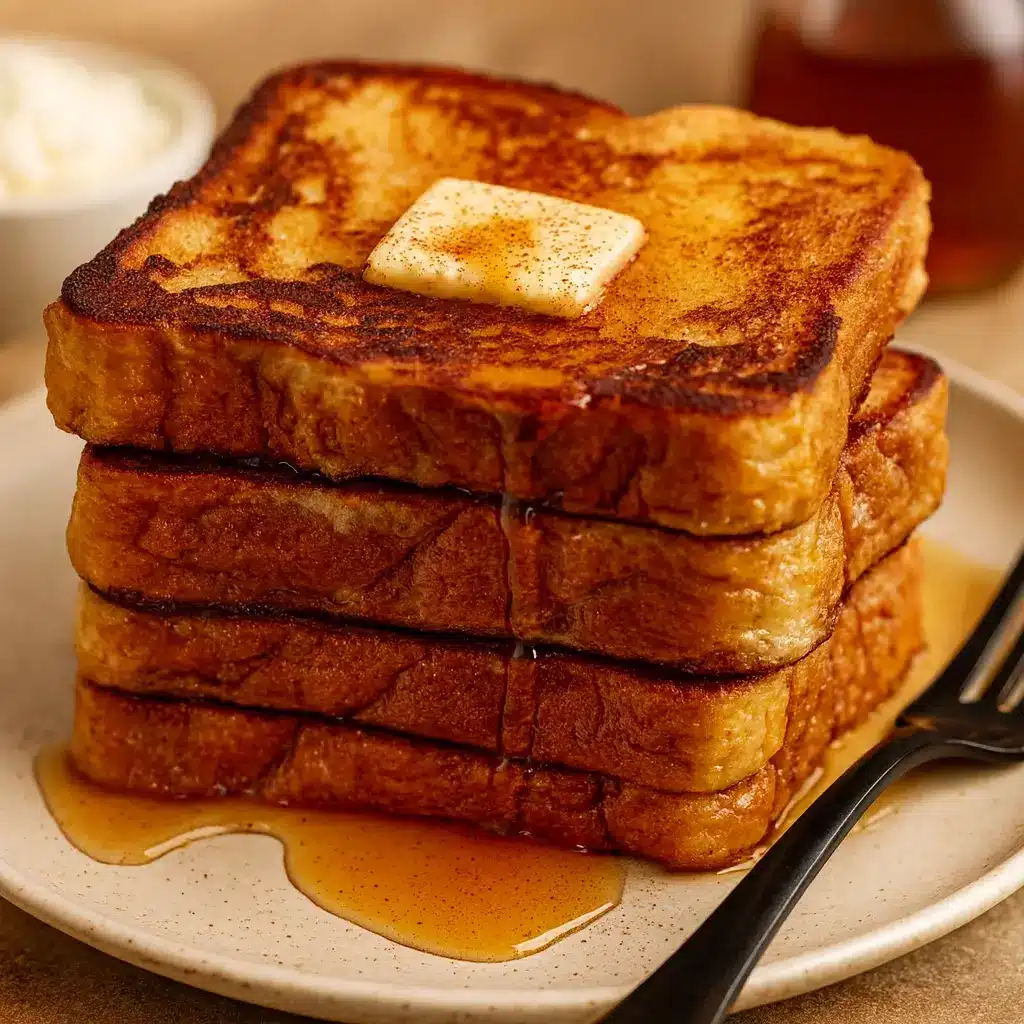 Cottage Cheese French Toast: A Cozy, Protein-Packed Breakfast You’ll Crave Every Morning 8 Cottage cheese French toast with crispy edges and maple drizzle